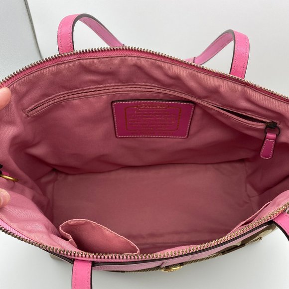 Coach Signature Stripe Tote 11691 - Picture 6 of 10